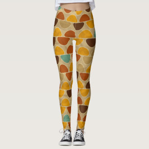Künstlerische farbenfrohe geometrische Illustratio Leggings
