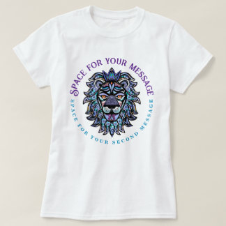 Künstlerische Farbige Gekrönte Malerei Art Individ T-Shirt