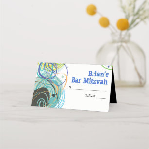 KÜNSTLERISCHE FARTSY Bat Mitzvah Sitzescort Platzkarte