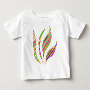 Künstlerische FEUER-FLAMME behalten das geistige Baby T-shirt
