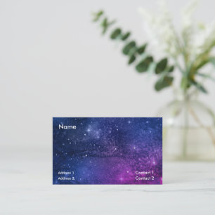 künstlerische Galaxie Visitenkarte