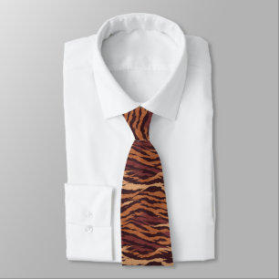 Künstlerische Geschenke für Männer Tiger Krawatte