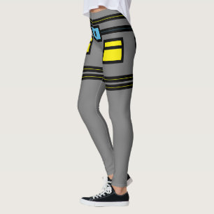 Künstlerische GürtelLeggings Leggings