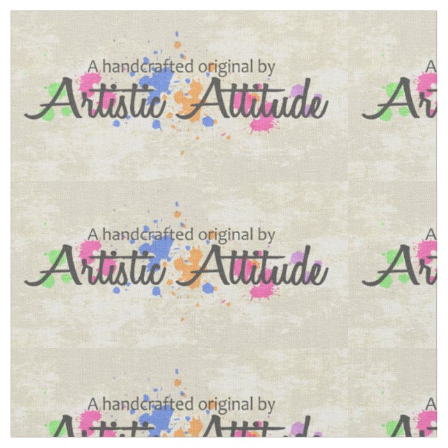 Künstlerische Haltungsgewebeaufkleber Stoff (Nahaufnahme)