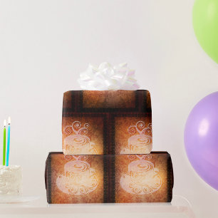 Künstlerische Kaffeetasse Geschenkpapier