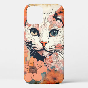 Künstlerische Katze Case-Mate iPhone Hülle