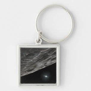 Künstlerische Konzeption eines Kuipergürtelobjekts Schlüsselanhänger