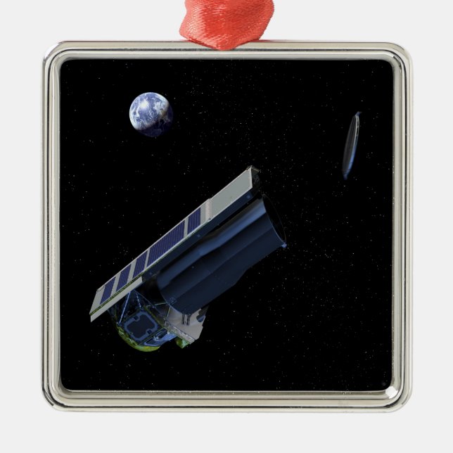 künstlerische Konzeption von Spitzer Silbernes Ornament (Vorne)