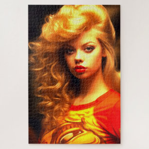 Künstlerische Lady Puzzle