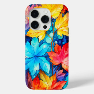 Künstlerische lebendige herabgefallene Herbstblätt Case-Mate iPhone Hülle