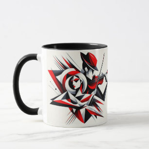 Künstlerische Liebe und Musik Tasse