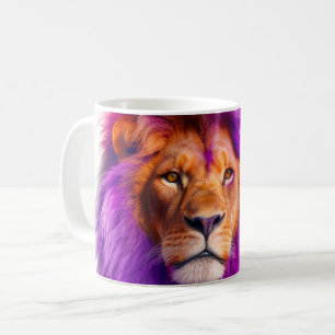 Künstlerische Lion Kaffeetasse