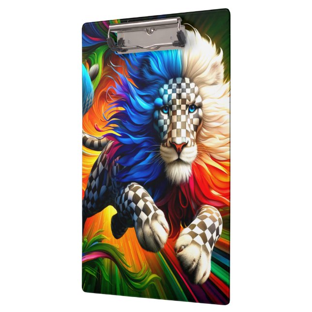 Künstlerische Lion Klemmbrett (Links)