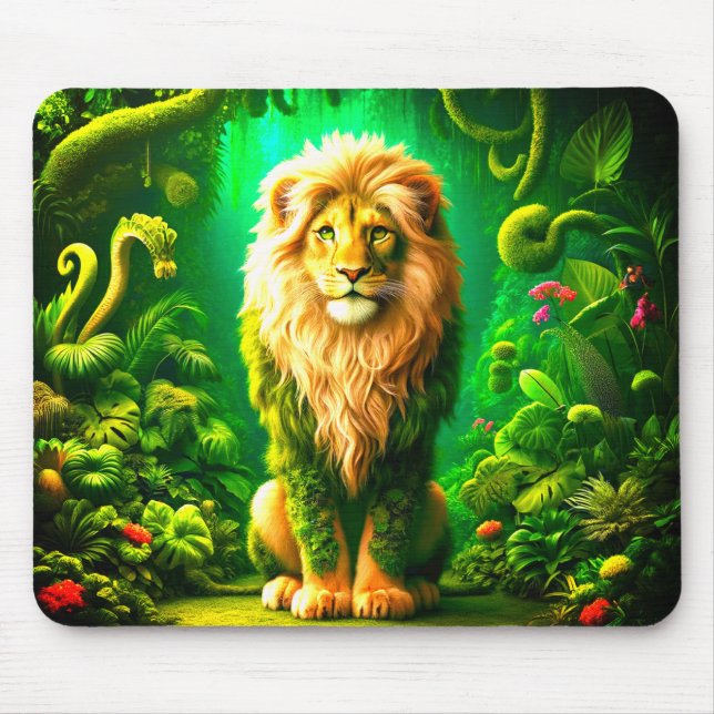 Künstlerische Lion Mousepad (Vorne)