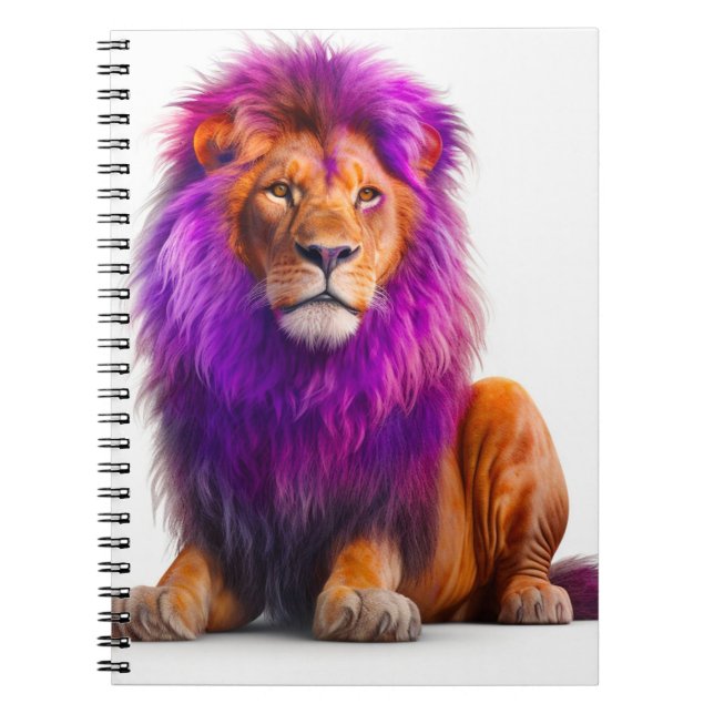 Künstlerische Lion Notizblock (Vorderseite)