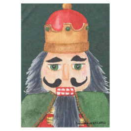 Künstlerische Malerei Nutcracker EST 1982 Grüne Tischdecke