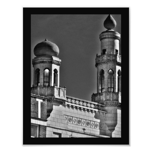 Künstlerische Minarette Fotodruck (Vorne)