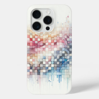 Künstlerische Pastell-Wasserfarben-Mosaik-Handyhül Case-Mate iPhone Hülle