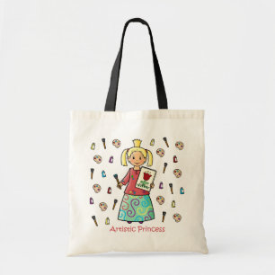 Künstlerische Prinzessin Tragetasche