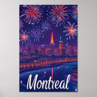 Künstlerische Reise-Illustration in Montreal