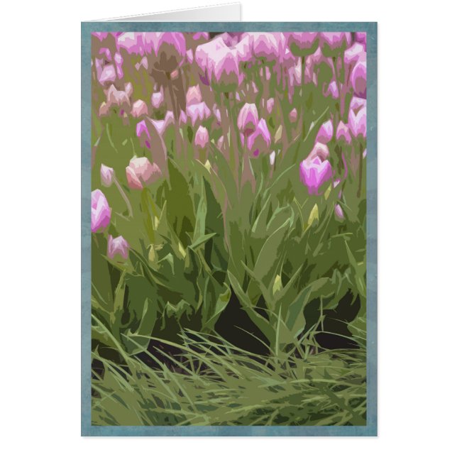 Künstlerische Rosa Tulpen (Vorne)