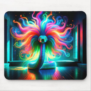 Künstlerische Schlange Mousepad