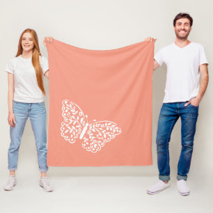 Künstlerische Schmetterlingsfarbe Fleecedecke