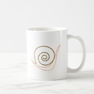 Künstlerische Schnecke Tasse