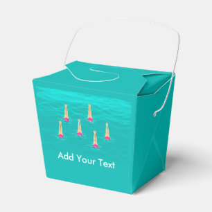Künstlerische Schwimmer - Schwimmen unter Wasser Geschenkschachtel