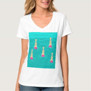 Künstlerische Schwimmer - Schwimmen unter Wasser T-Shirt