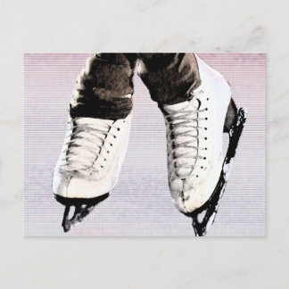 Künstlerische Skate Postkarte