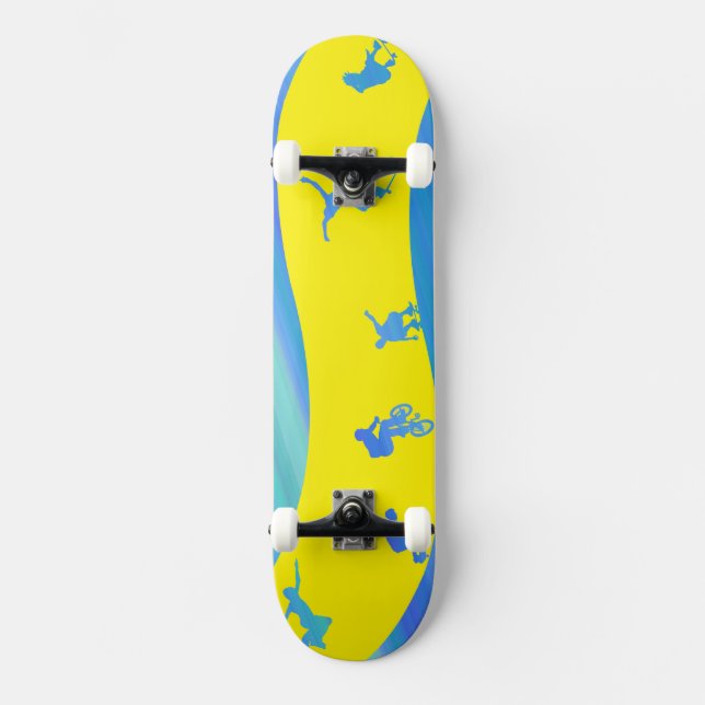Künstlerische Skater Skateboard (Vorderseite)