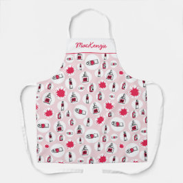 Künstlerische Smock Art liefert Muster Personalisi Schürze