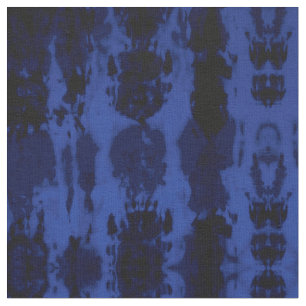 Künstlerische Sommer Navy Blue Farbige Gefärbte Kr Stoff