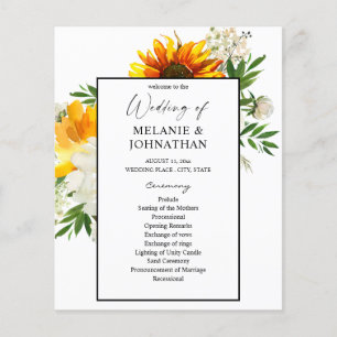 Künstlerische Sonnenblumenfeier Flyer