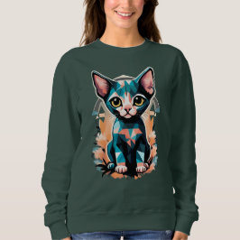Künstlerische Sphynx Sweatshirt
