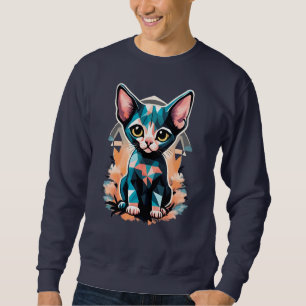 Künstlerische Sphynx Sweatshirt