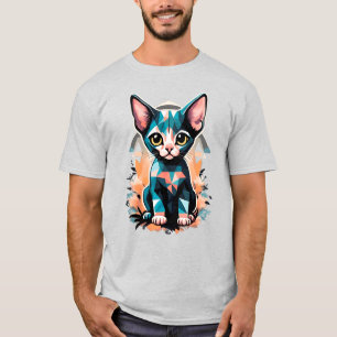 Künstlerische Sphynx T-Shirt