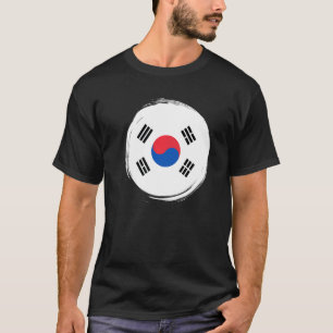 Künstlerische südkoreanische Flagge T-Shirt