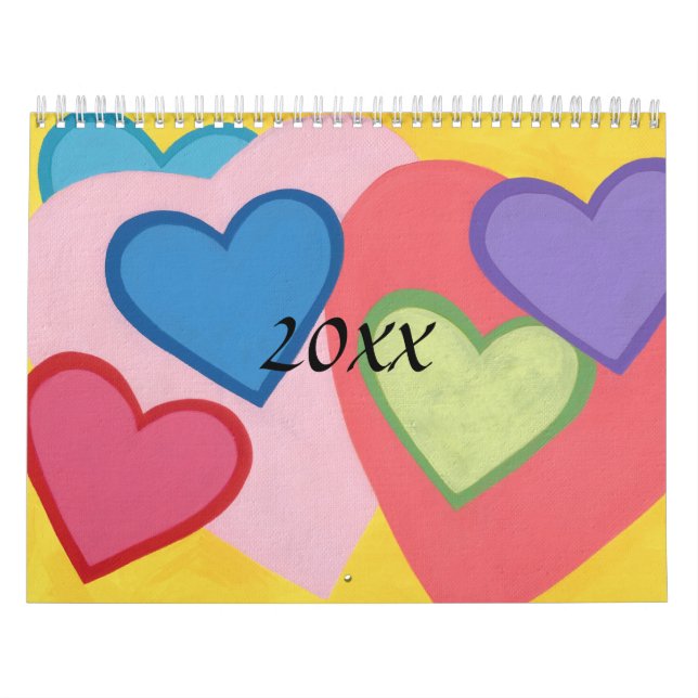 Künstlerische Szenen nach Maß gedruckt Saisonkalen Kalender (Titelbild)