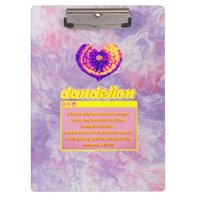 Künstlerische Tasche unverwechselbar-weich-beutel- Klemmbrett (Vorderseite)