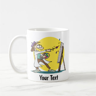 Künstlerische Tasse - Meisterwerk im Fortschritt