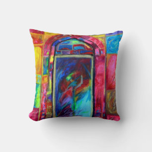Künstlerische Toss Pillows - Mystischer Tempeltänz Kissen