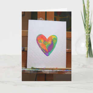 "Künstlerische" Valentinstag-Karte Feiertagskarte