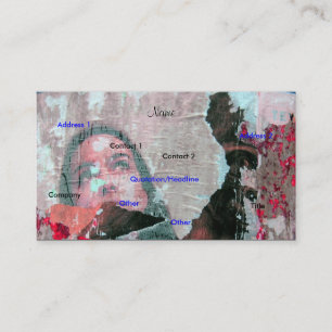 Künstlerische Visitenkarte - Anpassbar