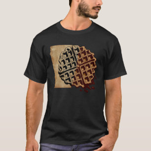 Künstlerische Waffel Food Hobby Koch Gourmet T-Shirt