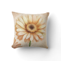 Künstlerische Wasserfarbe Gerbera Daisy Blume