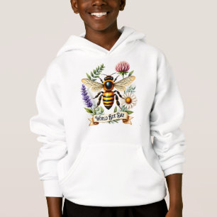 Künstlerische Weltbienentag-Illustration mit Honig Hoodie
