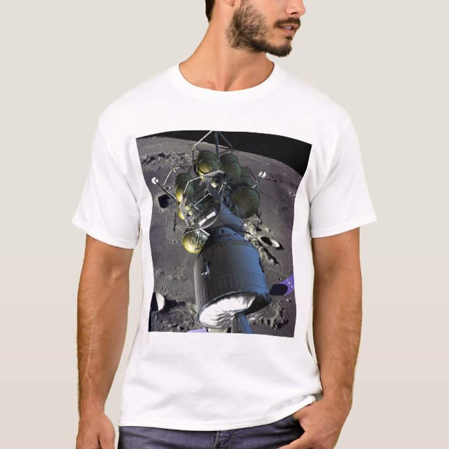 Künstlerische Wiedergabe eines neuen Raumschiffs z T-Shirt (Vorderseite)