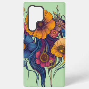 Künstlerische Zusammenstellung schöner Blumen Samsung Galaxy Hülle